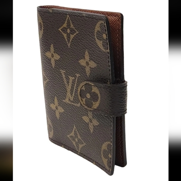 Louis Vuitton Bifold Vintage Square Elise Monogram Wallet Purse Double Sided - Picture 6 of 11